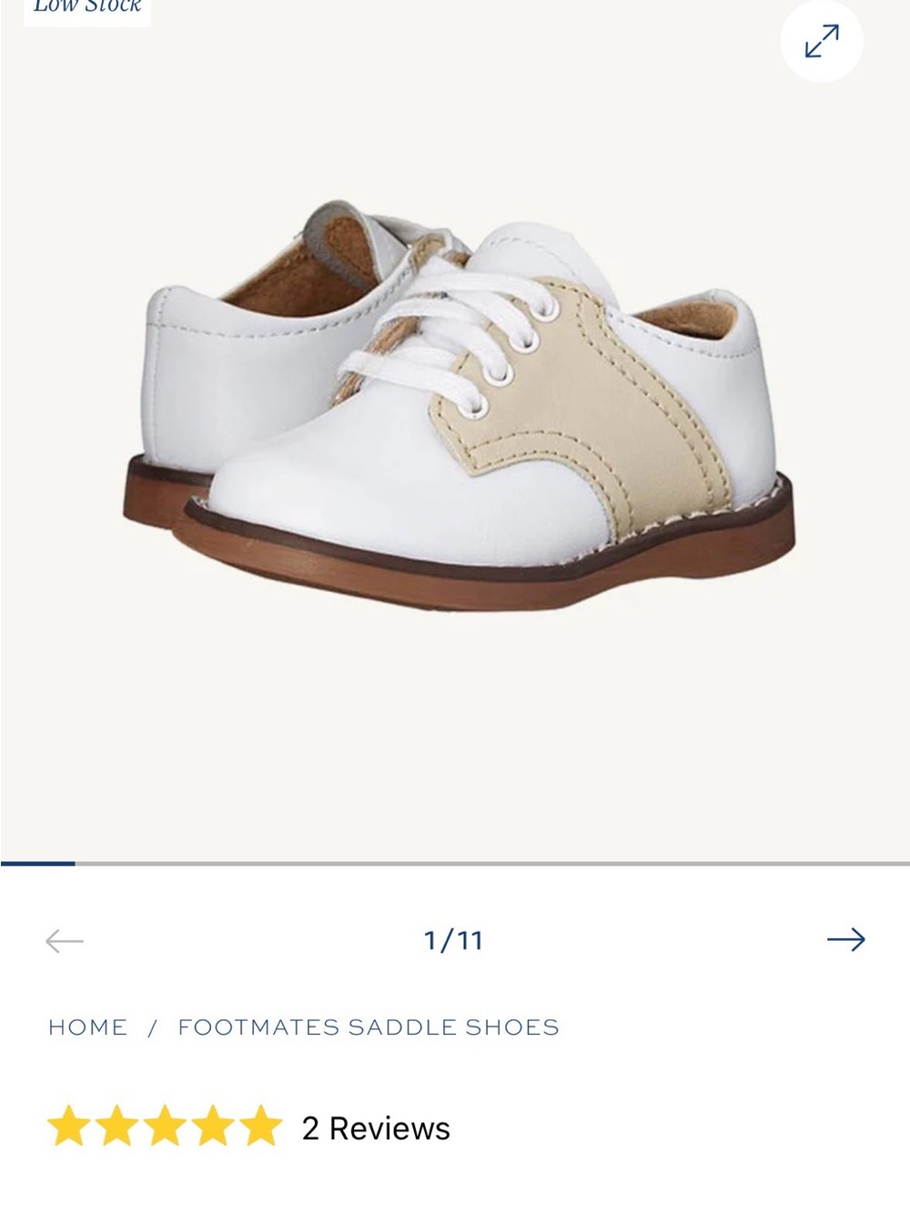 Footmates Saddle Shoes